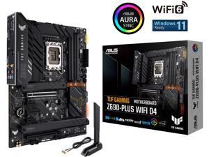 ASUS TUF Gaming Z690-Plus WiFi D4 LGA 1700 Intel 12th Gen ATX Gaming Motherboard- PCIe 5.0, DDR4, 4xM.2/NVMe SSD, 14+2 Power Stages, WiFi 6, Intel 2.5Gb LAN