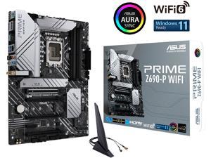 ASUS Prime Z690-P WiFi LGA 1700(Intel® 12th&13th Gen) ATX motherboard (PCIe 5.0,DDR5,14+1 Power Stages,3x M.2,WiFi 6,Bluetooth v5.2,2.5Gb LAN,front panel USB 3.2 Gen 1 Type-C®,Thunderbolt™ 4 support,