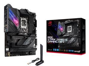 ASUS ROG Strix Z690-E Gaming WiFi 6E LGA 1700(Intel® 12th&13th Gen)ATX gaming motherboard(PCIe 5.0, DDR5,18+1 ower stages,2.5 Gb LAN,Bluetooth v5.2,Thunderbolt 4,support up to 5xM.2,1xPCIe 5.0 M.2)