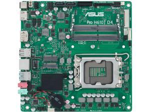 ASUS PRO H610T D4-CSM LGA 1700 Intel H610 SATA 6Gb/s Mini ITX Intel Motherboard