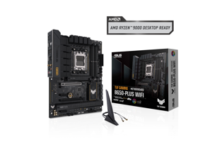 ASUS TUF GAMING B650-PLUS WIFI AMD B650 AM5 Ryzen™ Desktop 9000 8000 and 7000 ATX motherboard, 14 power stages, PCIe® 5.0 M.2 , DDR5 memory, WiFi 6 and 2.5 Gb Ethernet, USB4® support Aura Sync
