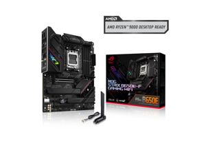ASUS ROG Strix B650E-F Gaming WiFi AMD B650 AM5 Ryzen™ Desktop 9000 8000 & 7000 ATX motherboard, 12+2 power stages, DDR5, 3x M.2 slot, PCIe® 5.0, WiFi 6E, 2.5G LAN, USB 3.2 Gen 2x2 Type-C®, Aura Sync
