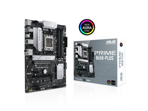 ASUS Prime B650-PLUS AMD B650(Ryzen 7000) ATX motherboard(DDR5, PCIe 5.0 M.2 support, 2.5Gb Ethernet, DisplayPort, HDMI, USB 3.2 Gen 2 Type-C, front USB 3.2 Gen 1 Type-C, BIOS FlashBack, USB4 support)