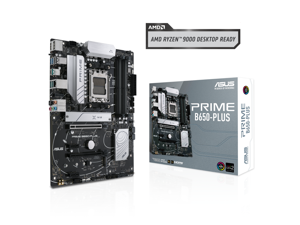 ASUS PRIME B650-PLUS AMD B650 AM5 Ryzen™ Desktop 9000 8000 and 7000 ATX motherboard, DDR5, PCIe 5.0 M.2, 2.5Gb LAN, DP, HDMI®, SATA 6Gbps, USB 3.2 Gen 2 & 1 Type-C®, BIOS FlashBack™, USB4® support