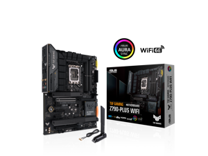 ASUS TUF Gaming Z790-Plus WiFi LGA 1700(Intel 12th&13th Gen) ATX gaming motherboard(PCIe 5.0, DDR5,4xM.2 Slots,16+1 DrMOS,WiFi 6E,Intel  2.5Gb LAN,front USB 3.2 Gen 2 Type-C,Thunderbolt 4(USB4),