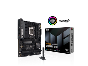ASUS TUF Gaming Z790-PRO WiFi 6E LGA 1700(Intel 14th, 13th&12th Gen) ATX gaming motherboard( DDR5,PCIe Gen 5 x 16 SafeSlot with Q-Release,Front Panel USB 20Gbps Type-C with PD