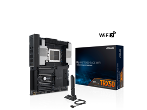 ASUS Pro WS TRX50-SAGE WIFI CEB Workstation motherboard, AMD Ryzen™ Threadripper™ PRO 7000 WX-Series Processors,ECC R-DIMM DDR5, 36 power-stage, WiFi 7,PCIe 5.0 x 16, PCIe 5.0 M.2, 10 Gb and 2.5 Gb LA