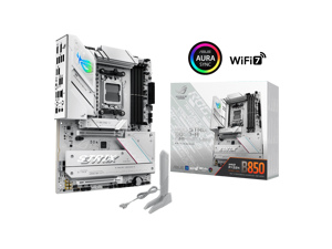 ASUS ROG STRIX B850-A GAMING WIFI AMD AM5 B850 ATX motherboard 14+2+2 power stages, DDR5 AEMP, 2.5G LAN, WiFi 7 with Q-Antenna, 4x M.2, PCIe 5.0, USB 20Gbps Type-C, AI Networking II, ASUS AI Advisor
