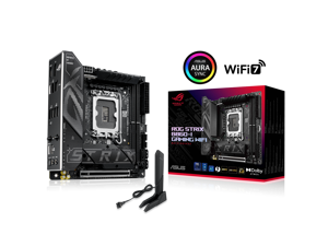 ASUS ROG STRIX B860-I GAMING WIFI B860 LGA 1851 mITX Mini-ITX motherboard, Intel Core Ultra Series 2 Ready, Advanced AI ready, 10+1+2+1 stage, DDR5, 2.5G LAN, WiFi7, M.2, Thunderbolt 4, USB Type-C