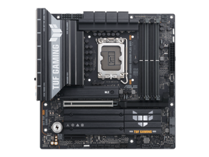ASUS TUF GAMING B860M-PLUS WIFI B860 LGA 1851 mATX motherboard, Intel Core Ultra Series 2 Ready, AI PC, 12+1+2+1 80A stages, DDR5 ,PCIe 5.0, 3x M.2, Wi-Fi 7,  2.5G LAN, HDMI, USB 20Gbps Type-C