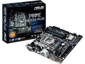 ASUS PRIME H270M-PLUS LGA 1151 Intel H270 HDMI SATA 6Gb/s USB 3.1 Micro ATX Motherboards - Intel