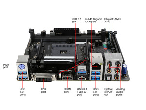 NeweggBusiness - BIOSTAR X370GTN AM4 AMD X370 USB 3.1 HDMI Mini