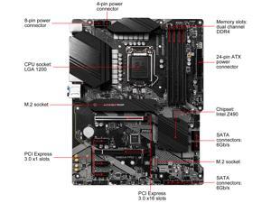 NeweggBusiness - MSI PRO Z490-A PRO LGA 1200 Intel Z490 ATX Intel