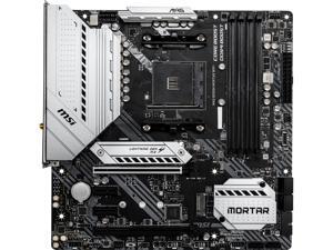 MSI MAG B550M MORTAR WIFI AM4 AMD B550 SATA 6Gb/s Micro ATX AMD Motherboard MSI MAG B550M MORTAR WIFI AM4 AMD B550 SATA 6Gb/s Micro ATX AMD Motherboard