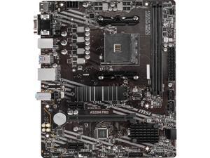 MSI A520M PRO AM4 AMD A520 SATA 6Gb/s Micro ATX AMD Motherboard MSI A520M PRO AM4 AMD A520 SATA 6Gb/s Micro ATX AMD Motherboard