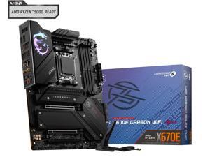 MSI MPG X670E CARBON WIFI DDR5 AM5 AMD Ryzen™ 7000 Series SATA 6Gb/s  ATX Motherboards, Wi-Fi 6E, 2.5G Network Solution.