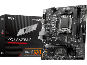 MSI PRO PRO A620ME AM5 AMD A620 SATA 6Gbs DDR5 mATX Motherboards AMD Ryzen 7000 Series Desktop Processors