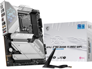 MSI MPG Z790 EDGE TI MAX WIFI LGA 170014th13th12th Gen DDR5 Intel Z790 SATA 6Gbs ATX Motherboard 2x PCIE x16 slot WiFi 7 Solution 25Gbps LAN