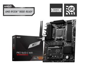 MSI PRO B650-S WIFI AM5 AMD B650 Ryzen 7000 DDR5 PCI-E x16 slot  Wi-Fi 6E Bluetooth SATA 6Gb/s ATX Motherboard