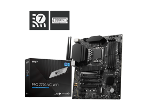 MSI PRO Series PRO Z790-VC WIFI LGA 1700 DDR5 Intel Z790 Wi-Fi 7 SATA 6Gb/s ATX PCI-E x16 slot 2x M.2 Bluetooth 2.5Gbps LAN Motherboards - Intel