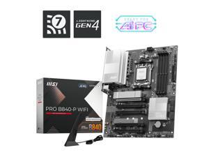 MSI PRO B840-P WIFI AM5 AMD B840 SATA 6Gb/s 2.5G Network Wi-Fi 7 DDR5 ATX Motherboard