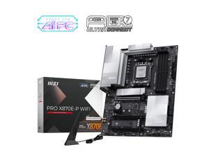 MSI PRO X870E-P WIFI AM5 ATX AMD Motherboards, USB 4.0 (40G),4x SATA 6Gb/s,Wi-Fi 7, Triple M.2 Connectors,