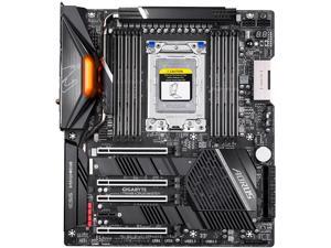 GIGABYTE TRX40 AORUS MASTER sTRX4 AMD TRX40 SATA 6Gb/s Extended ATX AMD Motherboard GIGABYTE TRX40 AORUS MASTER sTRX4 AMD TRX40 SATA 6Gb/s Extended ATX AMD Motherboard