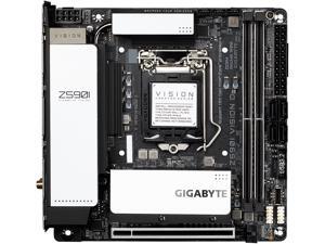 GIGABYTE Z590I VISION D LGA 1200 Intel Z590 SATA 6Gb/s Mini ITX Intel Motherboard GIGABYTE Z590I VISION D LGA 1200 Intel Z590 SATA 6Gb/s Mini ITX Intel Motherboard