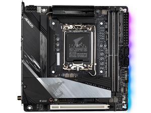 GIGABYTE Z690I AORUS ULTRA DDR4 LGA 1700 Intel Z690 Mini-ITX Motherboard with DDR4, Dual M.2, PCIe 5.0, USB 3.2 Gen2X2 Type-C, WiFi 6, Intel 2.5 GbE LAN
