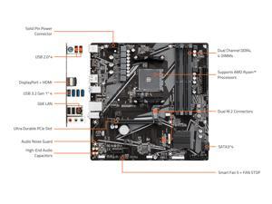 NeweggBusiness - GIGABYTE B550M K AM4 AMD B550 Micro-ATX