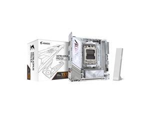 GIGABYTE X870I AORUS PRO ICE AMD AM5 LGA 1718 Motherboard, Mini-ITX, DDR5, 2x M.2, PCIe 5.0, USB-C, WIFI7, 2.5GbE LAN, EZ-Latch