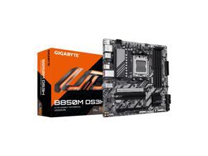 GIGABYTE B850M DS3H AMD AM5 LGA 1718 Motherboard, mATX, DDR5, 2x M.2, PCIe 5.0, USB-C, 2.5GbE LAN, EZ-Latch, 5-Year Warranty