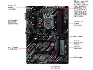 NeweggBusiness - ASRock Z390 Phantom Gaming 4 LGA 1151 (300 Series) Intel  Z390 SATA 6Gb/s ATX Intel Motherboard