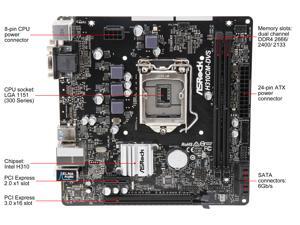 NeweggBusiness - ASRock H310CM-DVS LGA 1151 (300 Series