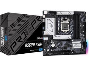 ASRock B560M PRO4 LGA 1200 Intel B560 SATA 6Gb/s Micro ATX Intel Motherboard ASRock B560M PRO4 LGA 1200 Intel B560 SATA 6Gb/s Micro ATX Intel Motherboard