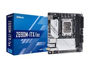 ASRock Z690M-ITX/ax LGA 1700 Intel Z690 SATA 6Gb/s DDR4 Mini ITX Intel Motherboard