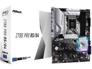 ASRock Z790 PRO RS/D4 Intel LGA1700 ATX Mainboard , 4 slots DDR4, PCIE 5.0 x16, HDMI 2.1port  2.5Gb, Quad M.2 slots 7.1 Nahimic Audio , USB3.2 Gen2 Type-c,  14+1+1 Power Phase,  AMD Crossfire support
