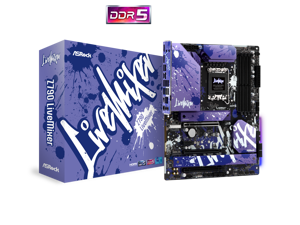 ASRock Z790 LiveMixer Intel LGA1700 ATX Mainboard , 4 slots DDR5, PCIE 5.0 x16,  5 M.2 slots,  2.5Gb Lan, 7.1 Nahimic Audio , Front USB3.2 Gen2X2 Type_C ,  14+1+1 Power Phase, AMD Crossfire support.