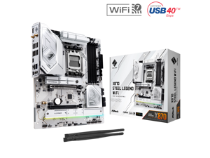 ASRock X870 STEEL LEGEND WIFI AM5 AMD X870 ATX Motherboard