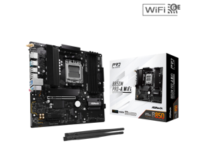 ASRock B850M PRO-A WIFI AM5 AMD B850 SATA 6Gb/s Micro ATX Motherboard