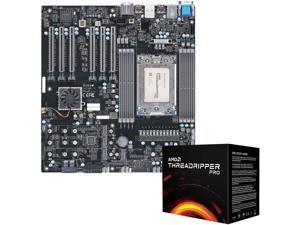 Supermicro AMD Motherboard/CPU Bundle - M12SWA-TF Workstation Motherboard Installed with AMD Ryzen Threadripper PRO 3955WX CPU 16-Core/32-Thread Processor - Integrated by Supermicro