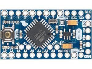 SparkFun Arduino Pro Mini ATmega328 - 5V/16MHz Development Board Includes 8 Analog Pins and 14 Digital GPIO Pins Over Current Protected Regulated DC Input 5v up to 12v Small Footprint for Prototyping