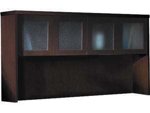 Aberdeen Series Laminate Glass Door Hutch, 72w X 15d X 39-1/4h, Mocha Aberdeen Series Laminate Glass Door Hutch, 72w X 15d X 39-1/4h, Mocha