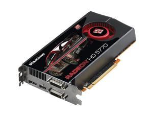 DIAMOND Radeon HD 5770 1GB GDDR5 PCI Express 2.0 x16 CrossFireX Support Video Card with Eyefinity 5770PE51GSB