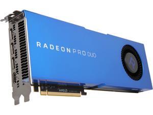 Radeon Pro Duo 100-506048 32GB (16GB per GPU) GDDR5 CrossFire Supported Full-Height/Full-Length Workstation Video Card Radeon Pro Duo 100-506048 32GB (16GB per GPU) GDDR5 CrossFire Supported Full-Height/Full-Length Workstation Video Card