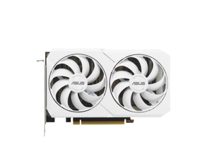 ASUS Dual GeForce RTX 3060 White OC Edition 8GB GDDR6 (PCIe 4.0, 8GB GDDR6, HDMI 2.1, DisplayPort 1.4a) DUAL-RTX3060-O8G-WHITE