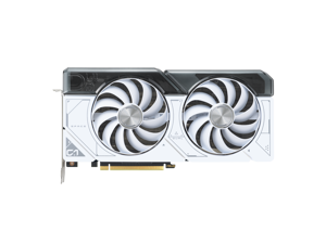 ASUS Dual GeForce RTX 4070 White Edition 12GB GDDR6X (PCIe 4.0, 12GB GDDR6X, DLSS 3, HDMI 2.1, DisplayPort 1.4a, 2.56-slot design, Axial-tech fan design, 0dB technology) DUAL-RTX4070-12G-WHITE