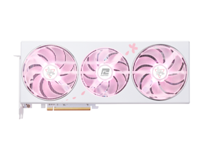 【新品】PowerColor RX7800XT 16G-L／OC／SAKURA NeweggBusiness - PowerColor Hellhound Sakura Radeon RX 7800 XT