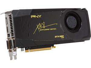 PNY GeForce GTX 680 4GB GDDR5 PCI Express 3.0 x16 SLI Support Video Card RVCGGTX6804XXB