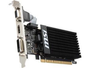 MSI GeForce GT 710 2GB DDR3 PCI Express 2.0 Low Profile Video Card GT 710 2GD3H LP